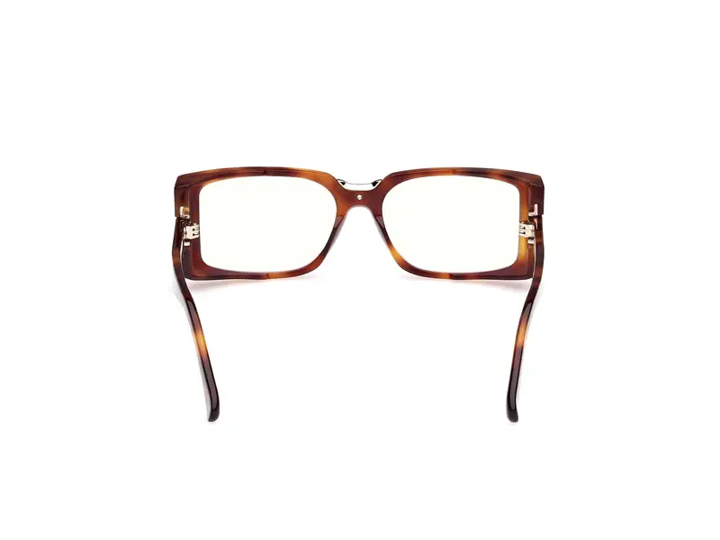 Max Mara Donna MM5157-B 052 Montature da vista Acetato Havana Squadrata Normale miniatura 3