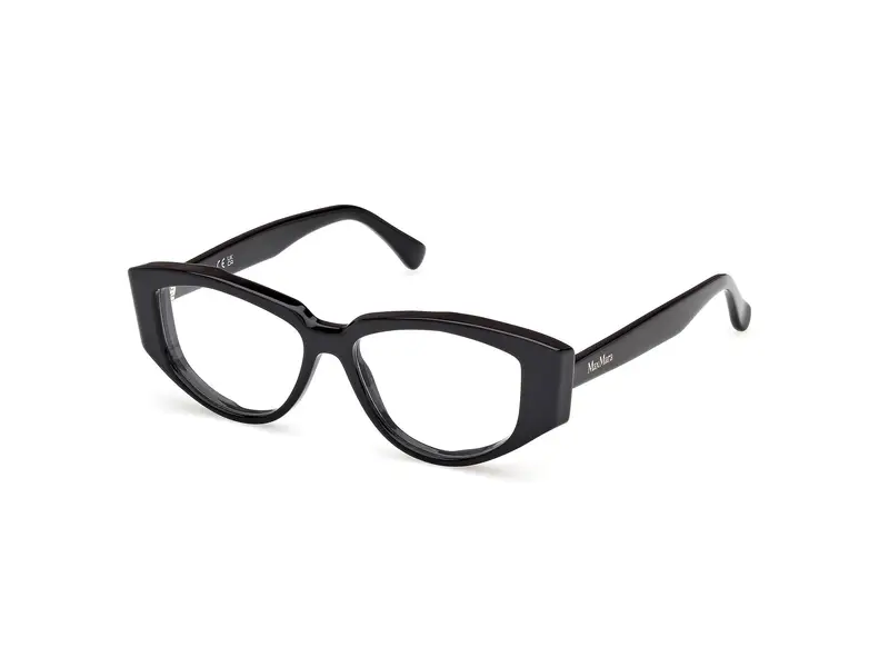 Max Mara Donna MM5159 001 Montature da vista Acetato Nero  Rotonda Normale