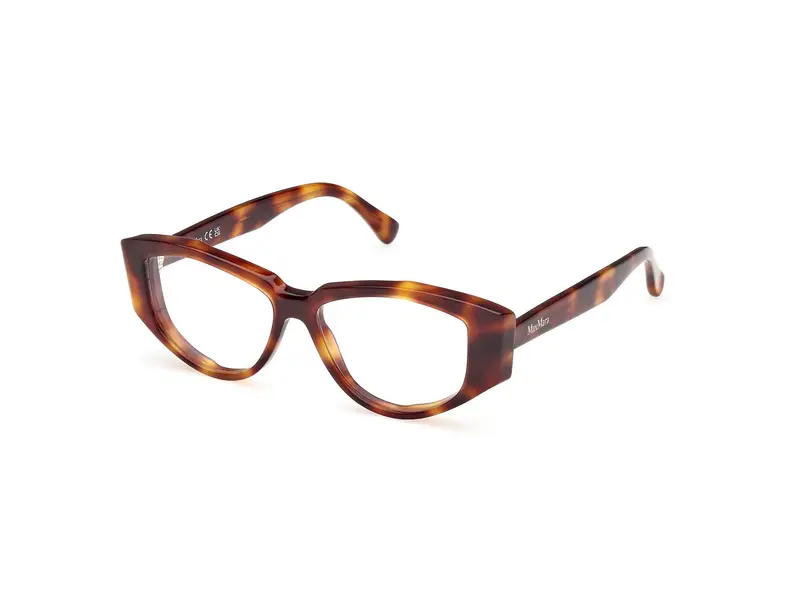 Max Mara Donna MM5159 052 Montature da vista Acetato Havana  Rotonda Normale