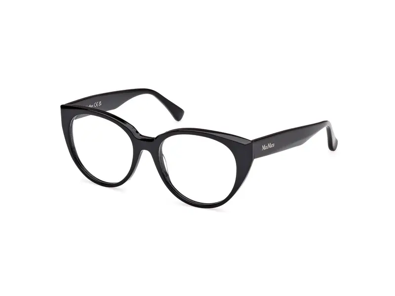 Max Mara Donna MM5161 001 Montature da vista Acetato Nero  Rotonda Normale