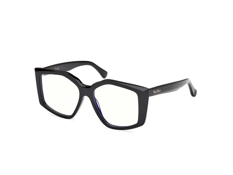 Max Mara Donna MM5162-B 001 Montature da vista Acetato Nero  Geometrica Normale