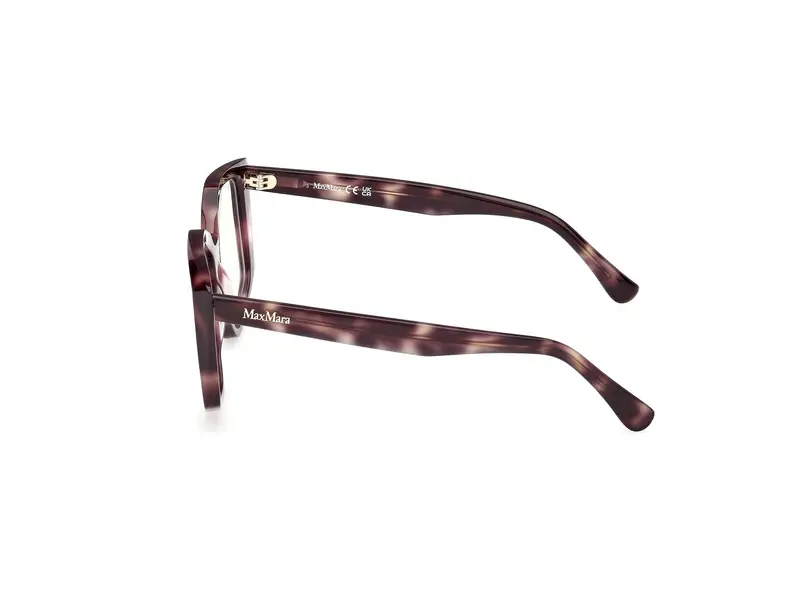 Max Mara Donna MM5162-B 055 Montature da vista Acetato Havana Geometrica Normale miniatura 2