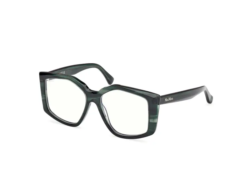 Max Mara Donna MM5162-B 098 Montature da vista Acetato Verde  Geometrica Normale