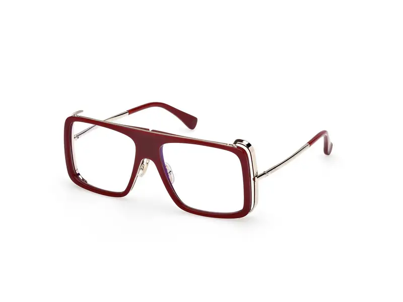Max Mara Donna MM5172-B 69 Montature da vista Acetato Bordeaux  Pilot Normale