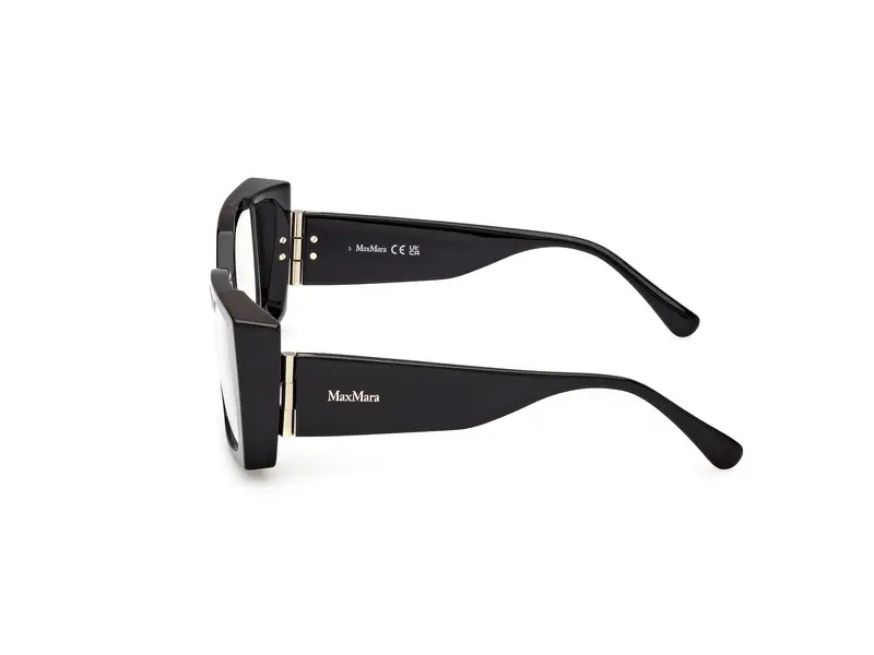 Max Mara Donna MM5173-B 1 Montature da vista Acetato Nero Squadrata Normale miniatura 2