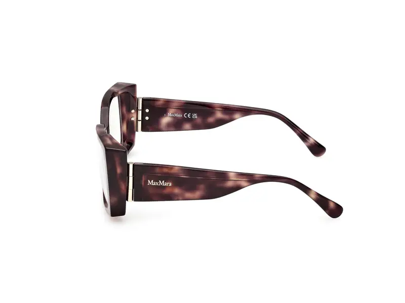 Max Mara Donna MM5173-B 52 Montature da vista Acetato Havana Squadrata Normale miniatura 2