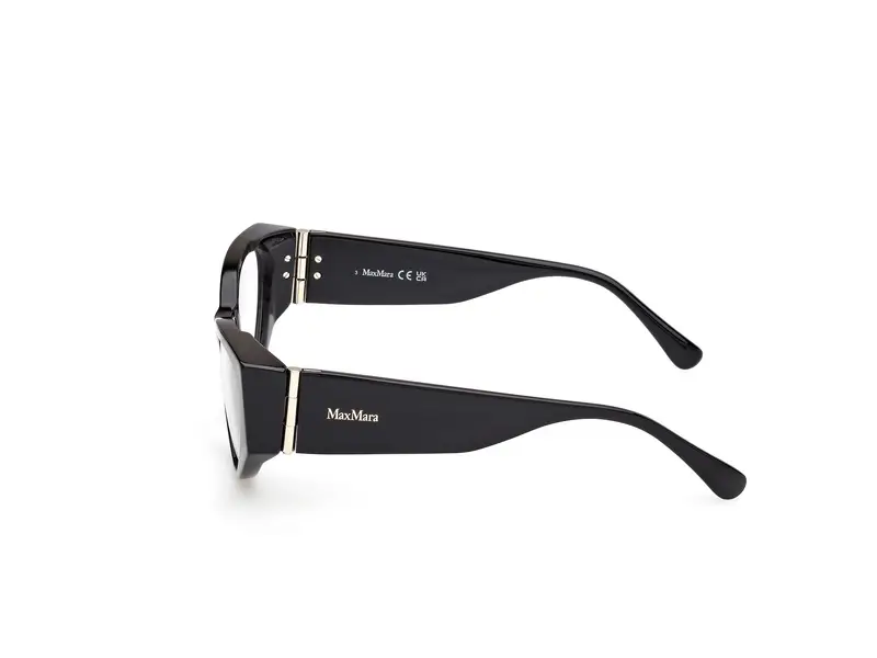Max Mara Donna MM5174 1 Montature da vista Acetato Nero Cat Eye Normale miniatura 2