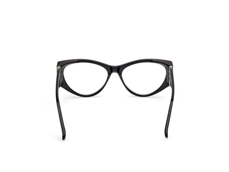 Max Mara Donna MM5174 1 Montature da vista Acetato Nero Cat Eye Normale miniatura 3