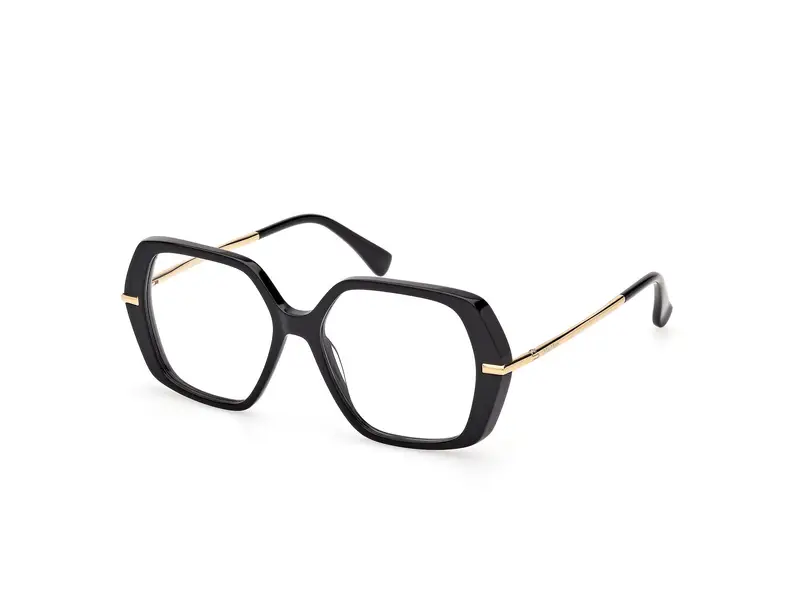 Max Mara Donna MM5175 1 Montature da vista Acetato Nero  Geometrica Normale