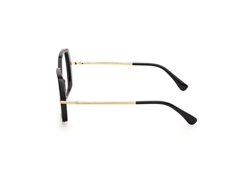 Max Mara Donna MM5175 1 Montature da vista Acetato Nero Geometrica Normale miniatura 2