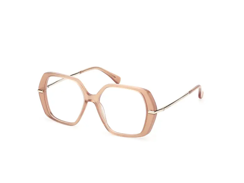 Max Mara Donna MM5175 45 Montature da vista Acetato Marrone  Geometrica Normale