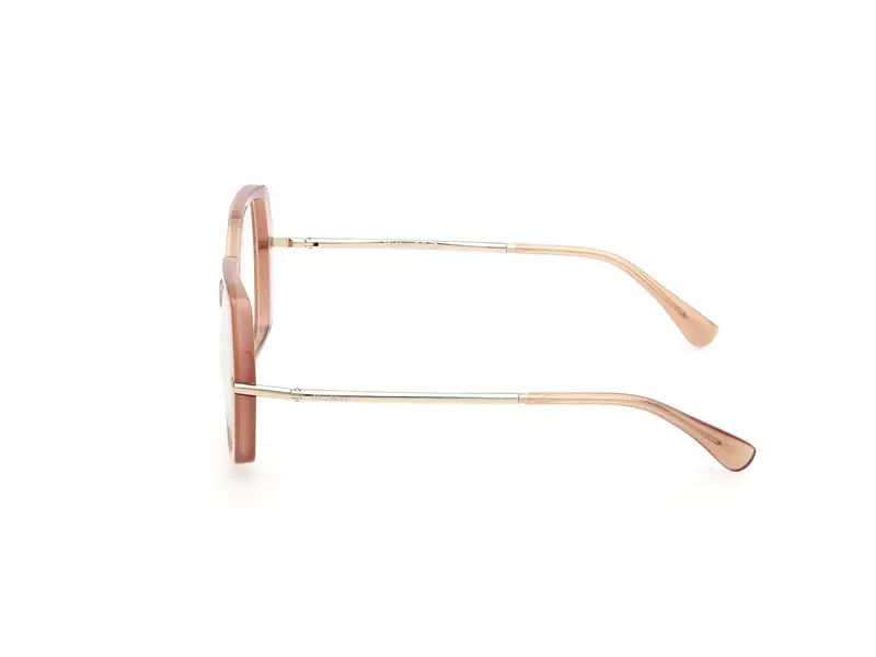 Max Mara Donna MM5175 45 Montature da vista Acetato Marrone Geometrica Normale miniatura 2