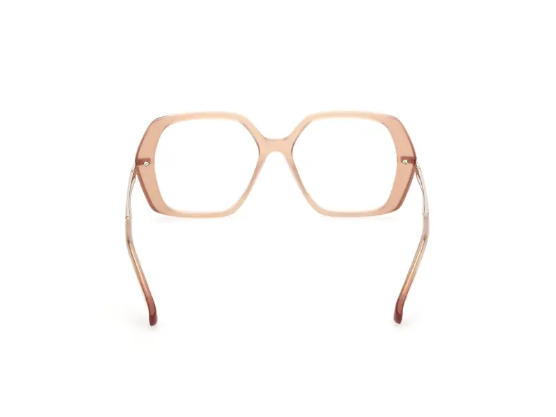 Max Mara Donna MM5175 45 Montature da vista Acetato Marrone Geometrica Normale miniatura 3