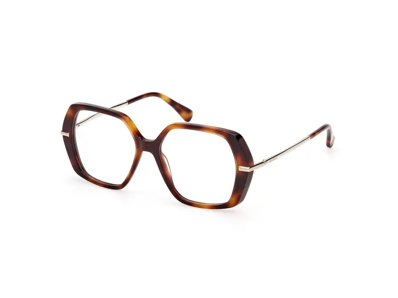Max Mara Donna MM5175 52 Montature da vista Acetato Havana  Geometrica Normale