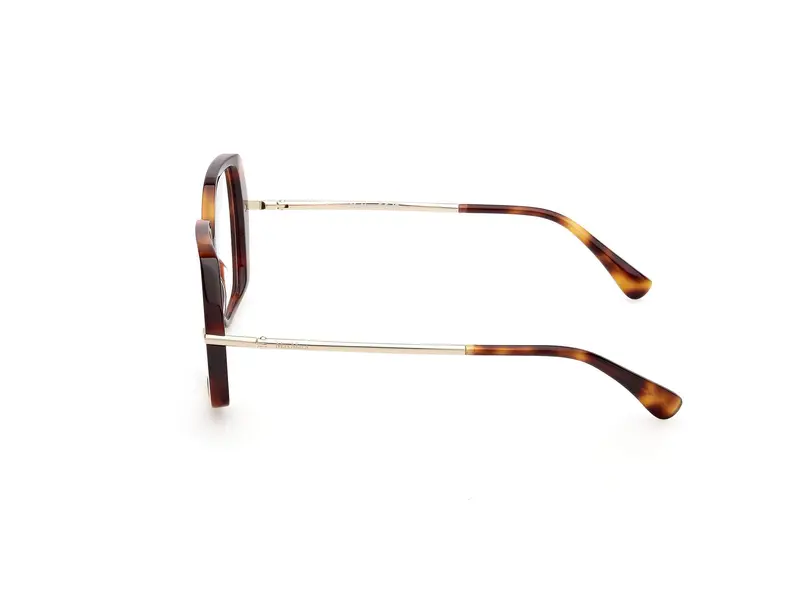 Max Mara Donna MM5175 52 Montature da vista Acetato Havana Geometrica Normale miniatura 2