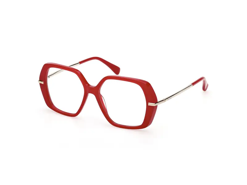 Max Mara Donna MM5175 66 Montature da vista Acetato Rosso  Geometrica Normale