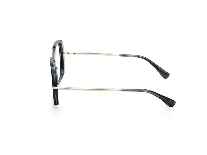 Max Mara Donna MM5175 98 Montature da vista Acetato Verde Geometrica Normale miniatura 2