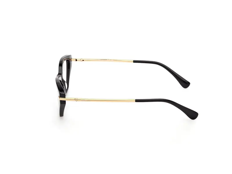 Max Mara Donna MM5176 1 Montature da vista Acetato Nero Rotonda Normale miniatura 2