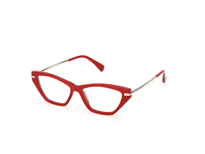 Max Mara Donna MM5176 66 Montature da vista Acetato Rosso  Rotonda Normale
