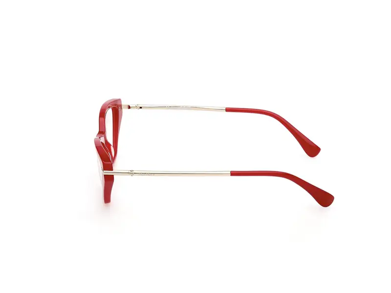 Max Mara Donna MM5176 66 Montature da vista Acetato Rosso Rotonda Normale miniatura 2