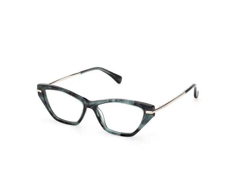 Max Mara Donna MM5176 98 Montature da vista Acetato Verde  Rotonda Normale