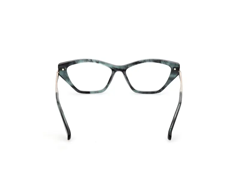 Max Mara Donna MM5176 98 Montature da vista Acetato Verde Rotonda Normale miniatura 3