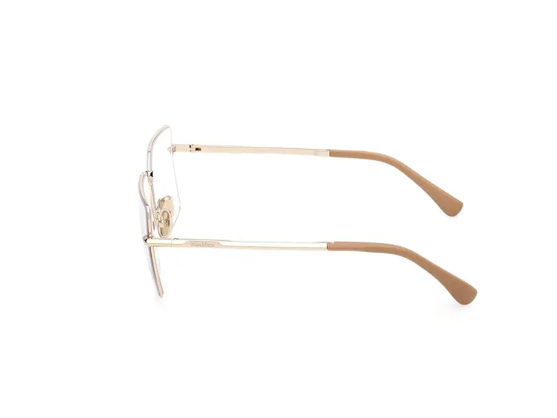 Max Mara Donna MM5177 32 Montature da vista Metallo Oro Squadrata Normale miniatura 2