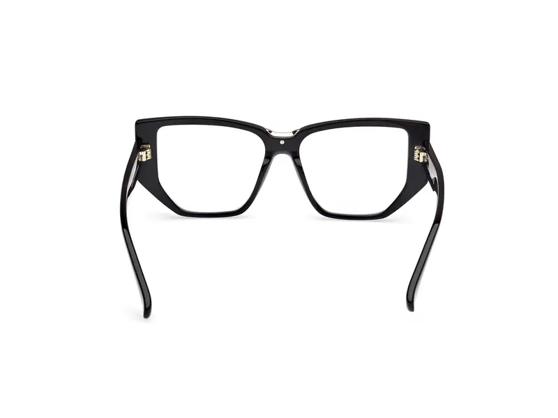 Max Mara Donna MM5179-B 1 Montature da vista Acetato Nero Geometrica Normale miniatura 3