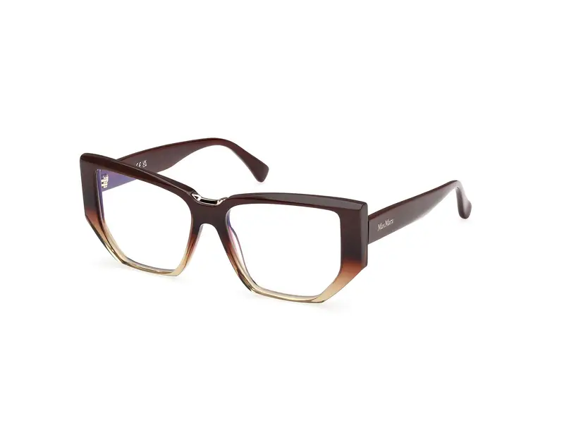 Max Mara Donna MM5179-B 50 Montature da vista Acetato Marrone  Geometrica Normale