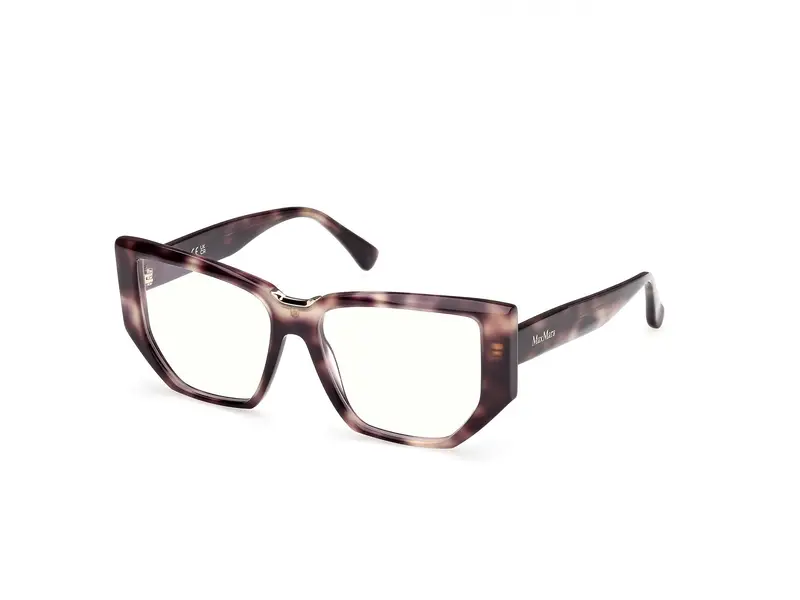 Max Mara Donna MM5179-B 52 Montature da vista Acetato Havana  Geometrica Normale