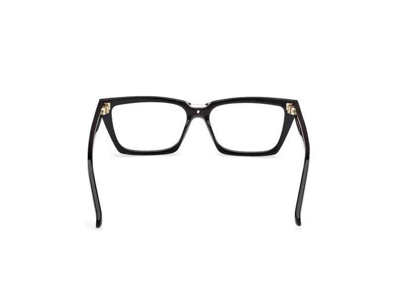 Max Mara Donna MM5180 1 Montature da vista Acetato Nero Squadrata Normale miniatura 3