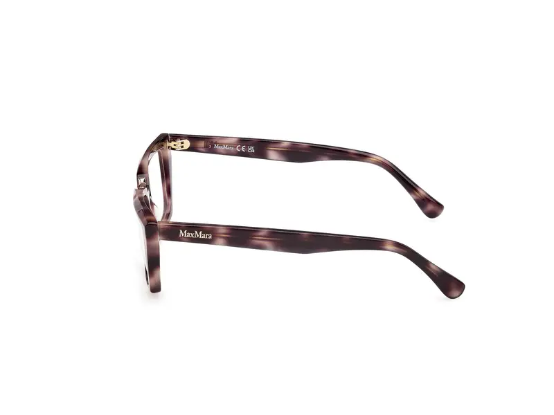 Max Mara Donna MM5180 52 Montature da vista Acetato Havana Squadrata Normale miniatura 2