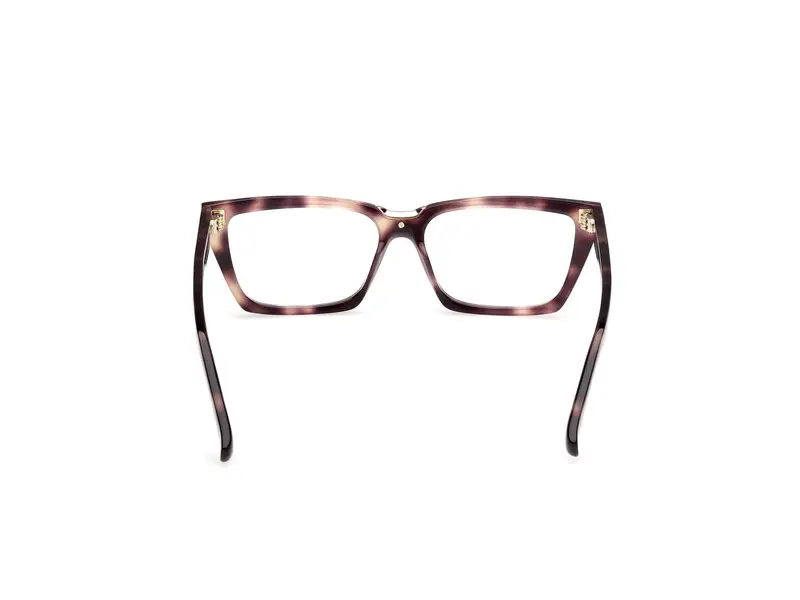 Max Mara Donna MM5180 52 Montature da vista Acetato Havana Squadrata Normale miniatura 3