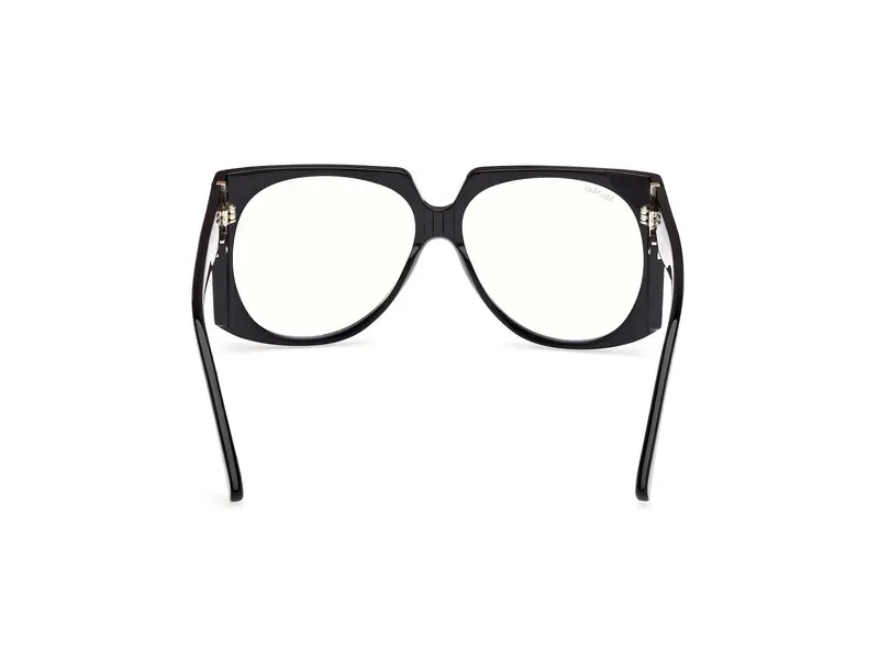 Max Mara Donna MM5181-B 1 Montature da vista Acetato Nero Rotonda Normale miniatura 3
