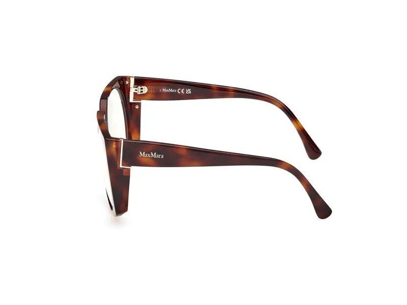 Max Mara Donna MM5181-B 52 Montature da vista Acetato Havana Rotonda Normale miniatura 2