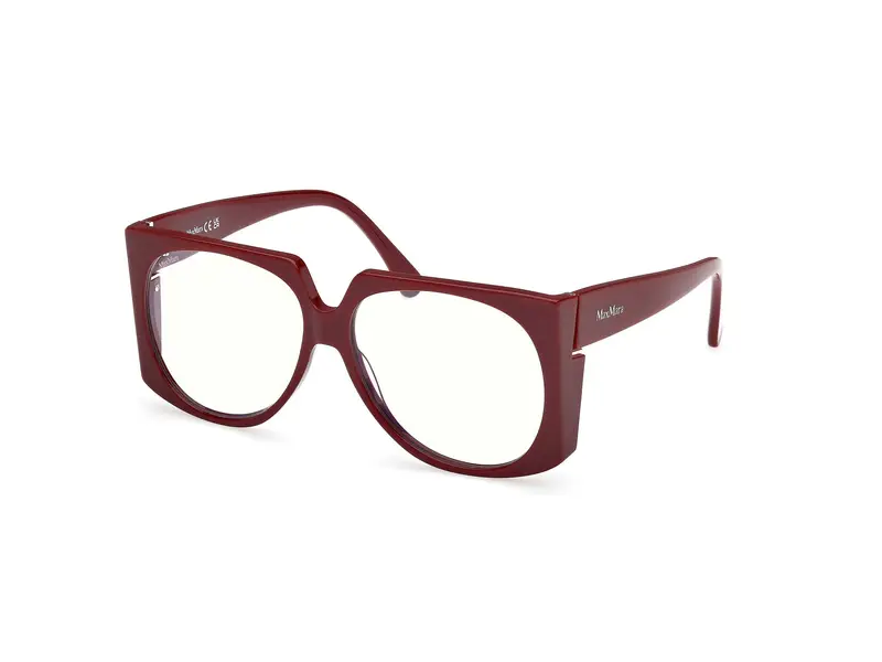 Max Mara Donna MM5181-B 69 Montature da vista Acetato Bordeaux  Rotonda Normale