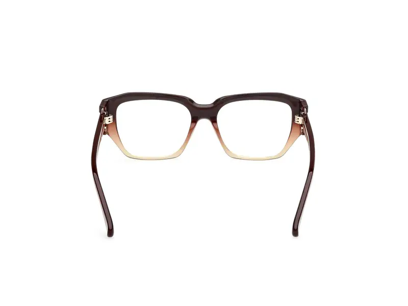 Max Mara Donna MM5182 50 Montature da vista Acetato Marrone Rotonda Normale miniatura 3
