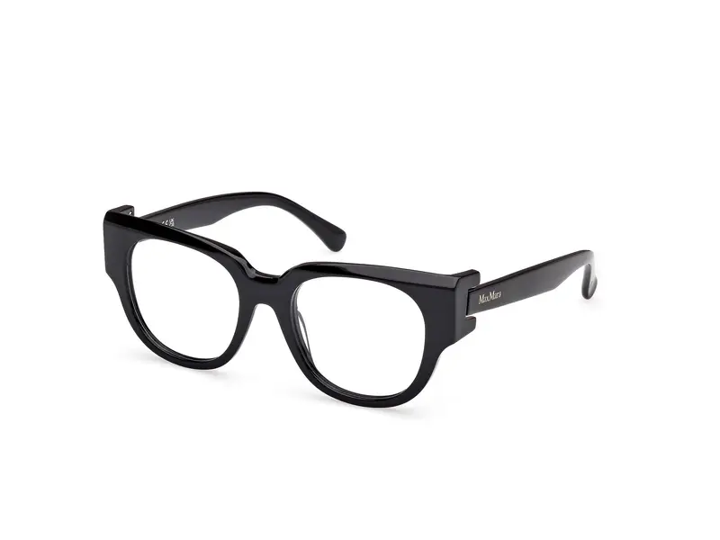 Max Mara Donna MM5183 1 Montature da vista Acetato Nero  Rotonda Normale