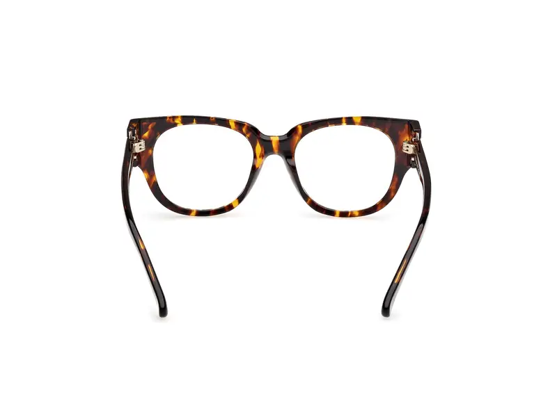 Max Mara Donna MM5183 52 Montature da vista Acetato Havana Rotonda Normale miniatura 3