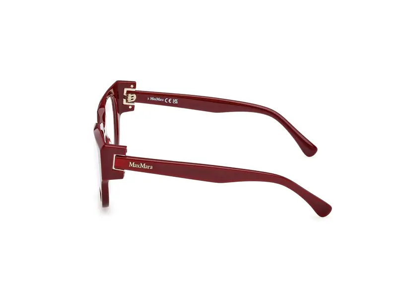 Max Mara Donna MM5183 69 Montature da vista Acetato Bordeaux Rotonda Normale miniatura 2