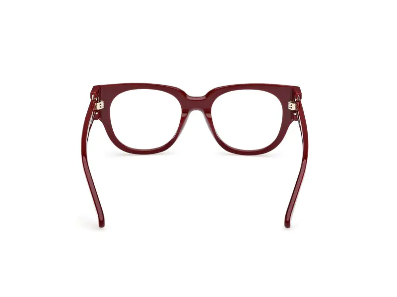 Max Mara Donna MM5183 69 Montature da vista Acetato Bordeaux Rotonda Normale miniatura 3