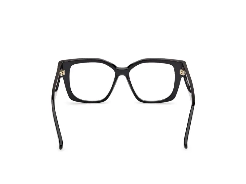 Max Mara Donna MM5184 1 Montature da vista Acetato Nero Geometrica Normale miniatura 3