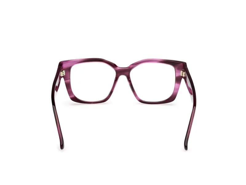 Max Mara Donna MM5184 83 Montature da vista Acetato Viola Geometrica Normale miniatura 3