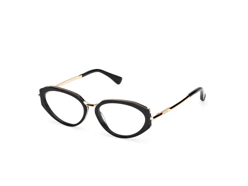 Donna MM5185 001 Montature da vista Acetato Nero Cat Eye Normale