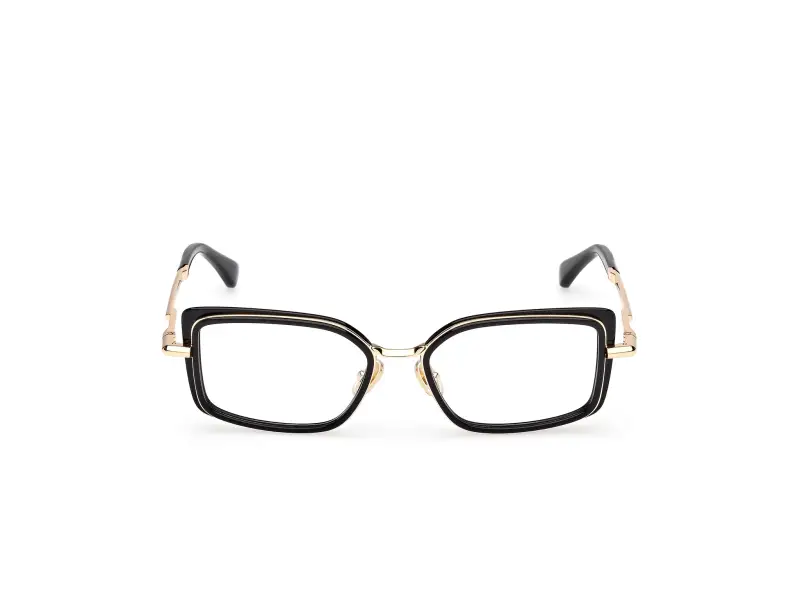 Donna MM5186 001 Montature da vista Acetato Nero Squadrata Normale miniatura 2