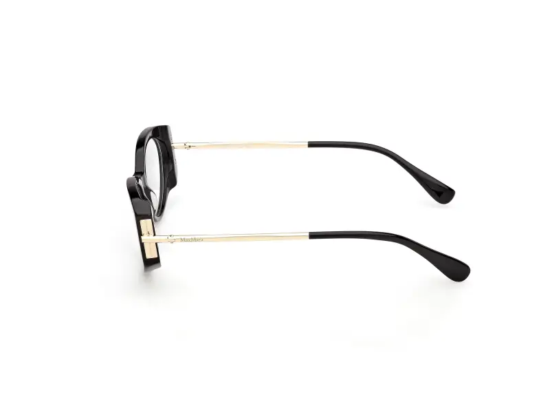 Donna MM5204 001 Montature da vista Acetato Nero Rotonda Normale miniatura 3