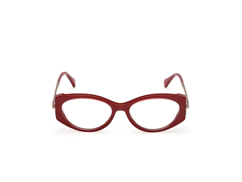 Donna MM5204 069 Montature da vista Acetato Bordeaux Rotonda Normale miniatura 2