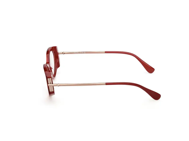 Donna MM5204 069 Montature da vista Acetato Bordeaux Rotonda Normale miniatura 3