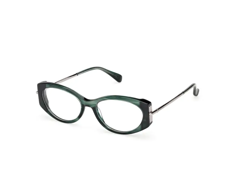 Donna MM5204 098 Montature da vista Acetato Verde Rotonda Normale