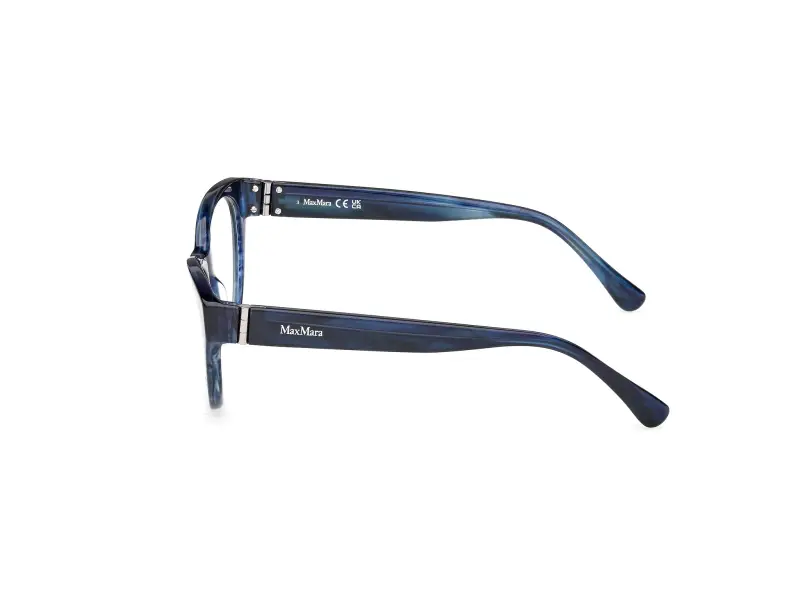 Donna MM5205 092 Montature da vista Acetato Blu Rotonda Normale miniatura 3